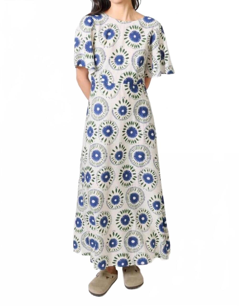 NEW TRAFFIC PEOPLE rene maxi dress in blue